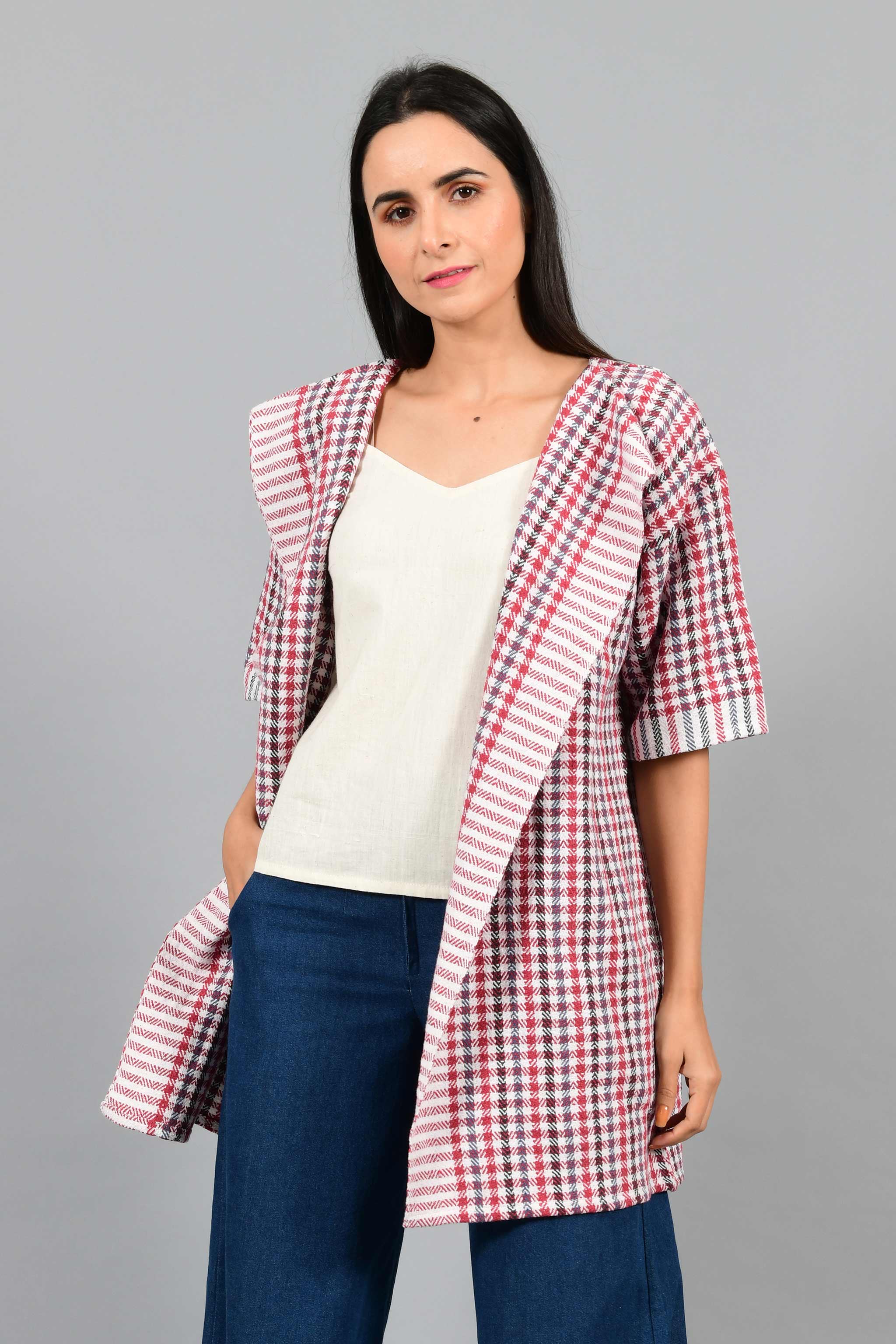 Ladies Casual Wear Checkered Corset at Rs 1299, Women Jackets, Shrugs &  other outerwears in Mumbai