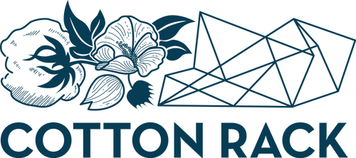 Cotton Rack Blue Logo