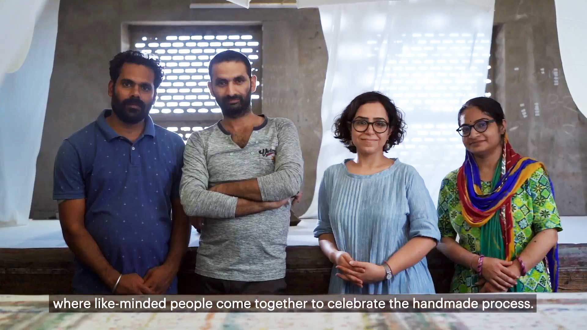 Load video: Etsy India&#39;s Meet CottonRack video featuring Rameshwari Kaul
